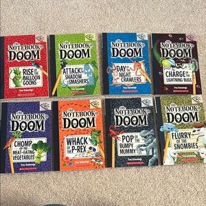 The Notebook of Doom by Troy Cummings 8 Book Set